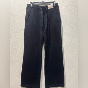 NWT Men's Hollister Black Bootcut Sweatpants